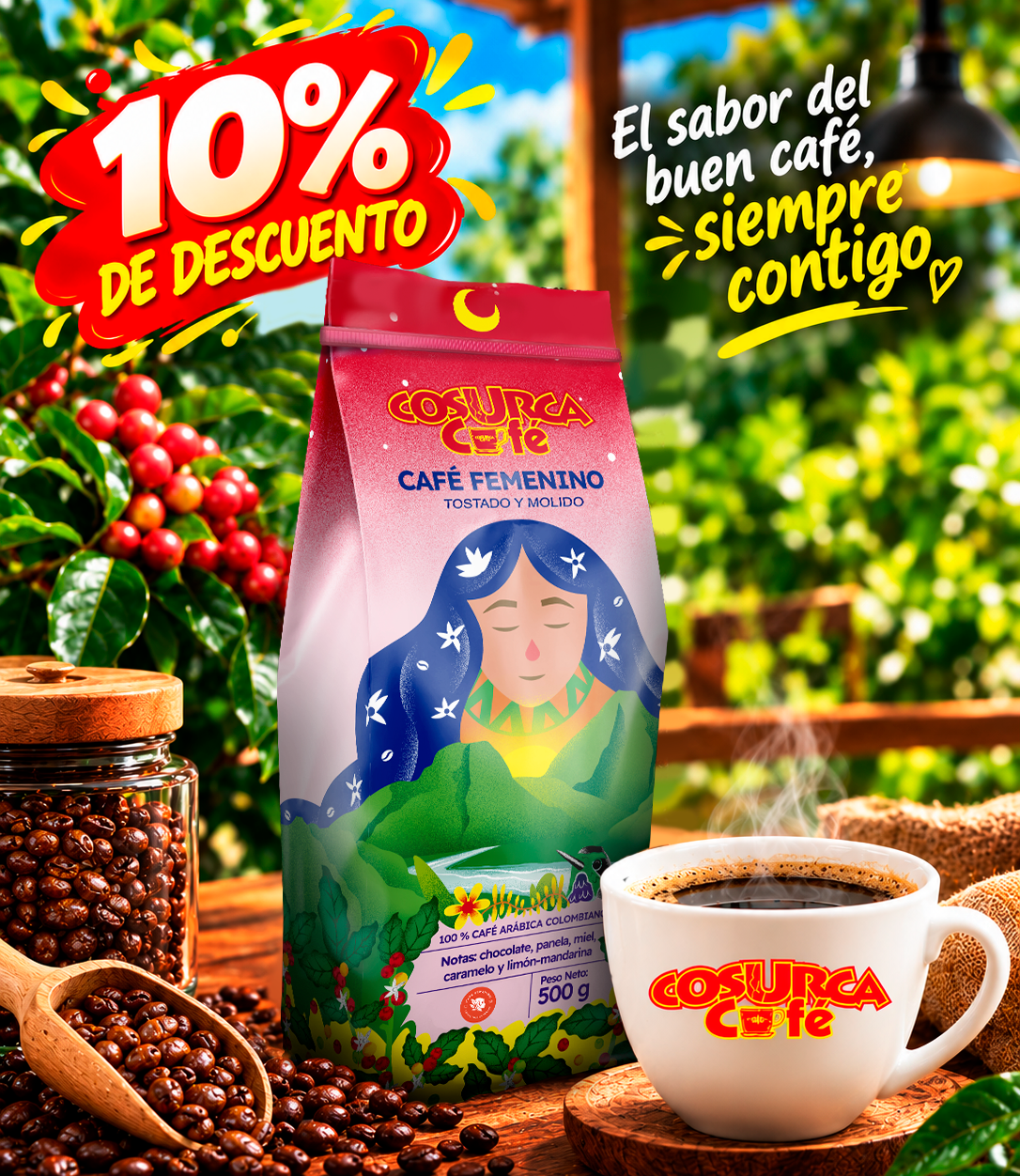 CAFÉ FEMENINO 500 gr